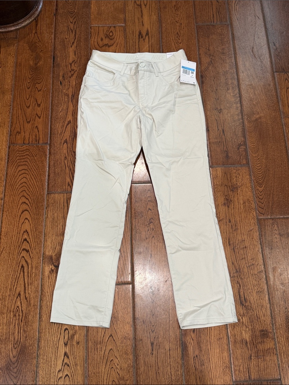 Nike boys youth light khaki chino golf pants sz M Standard Fit NWT Dri- Fit